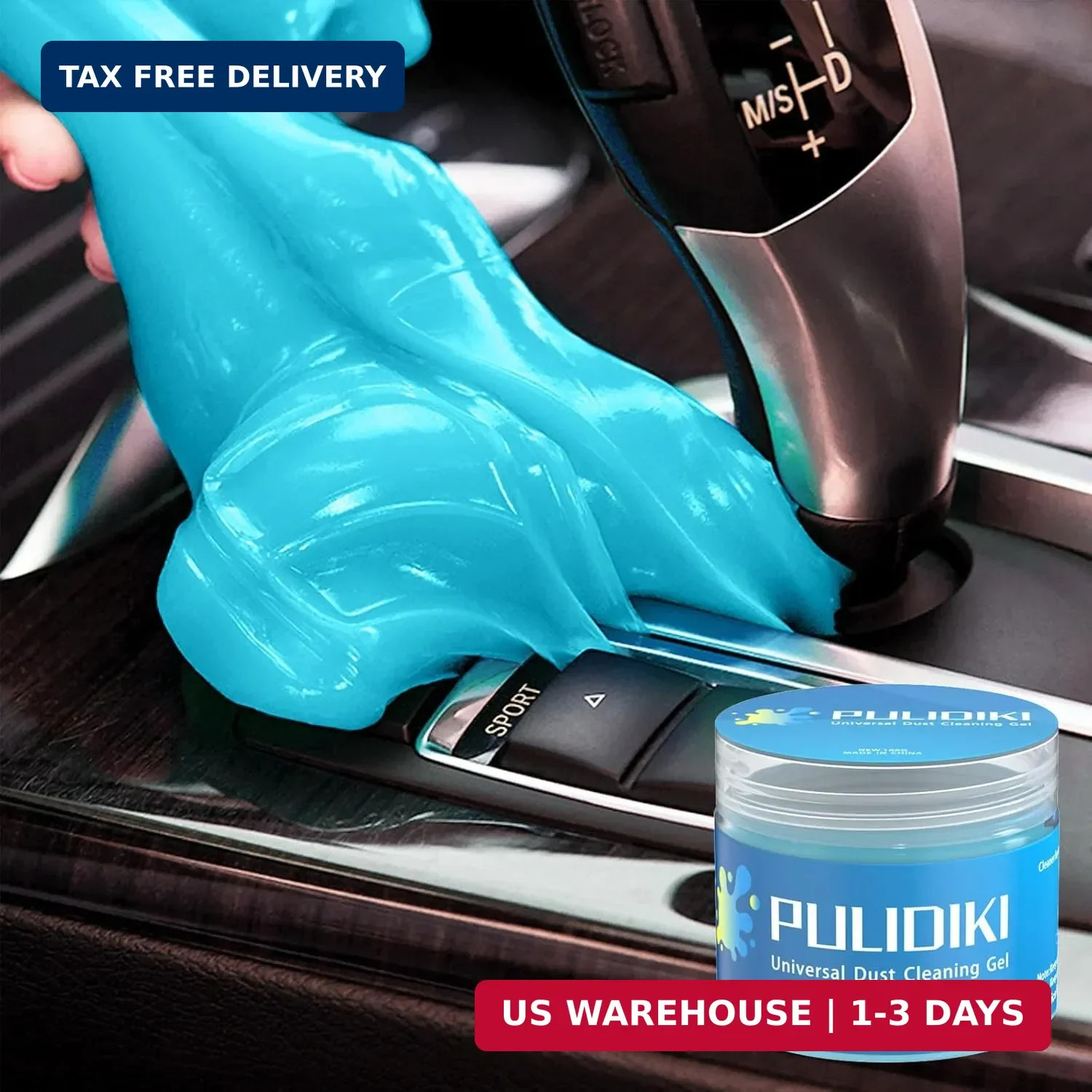 PULIDIKI Car Cleaning Gel Car Clean Putty, Universal Car Interior Cleaner Slime,
