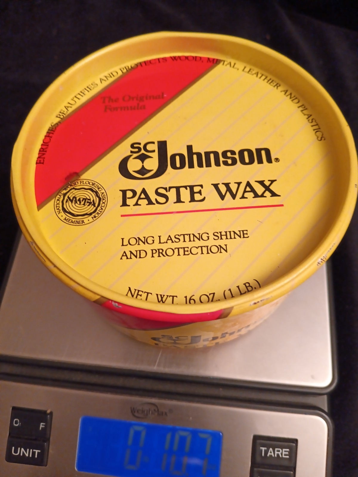 SC Johnson Paste Wax the Original Formula, 10.7 oz