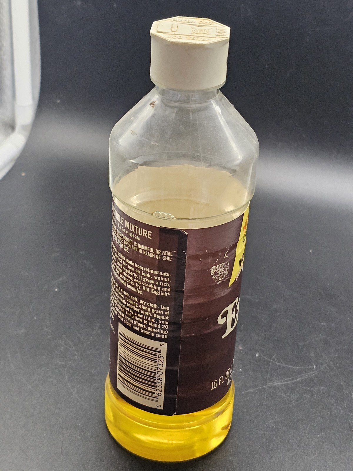 Vtg Old English Lemon Oil Furniture 1988 Polish Wood Conditioner Cleaner 16 Oz.