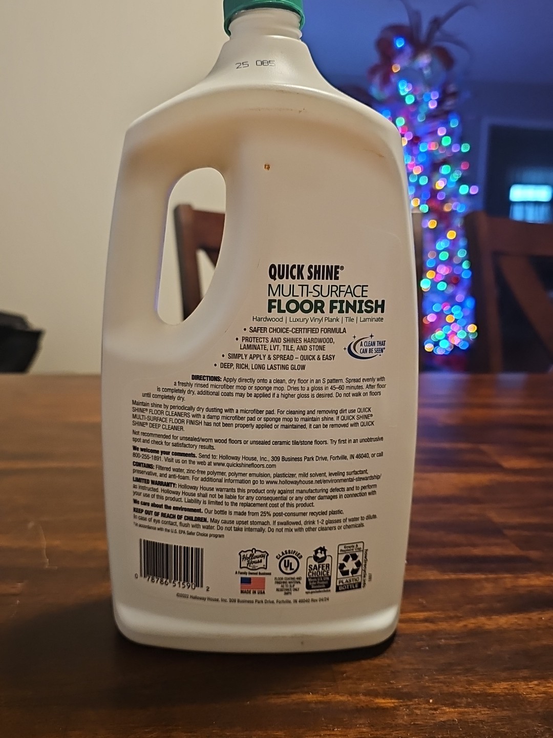 Quick Shine Multi-Surface Floor Finish & Polish, PFAS-Free, 64 fl oz New (R2)