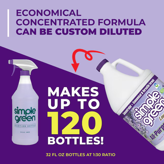 Simple Green Lavender Scent All-Purpose Cleaner 1 Gal. Liquid Professional Stren