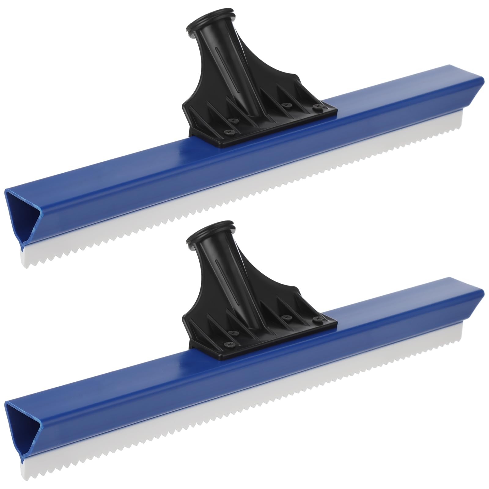 2 Pack 16-Inch Epoxy Squeegee, Lightweight Floor Squeegees with Handle Connec…