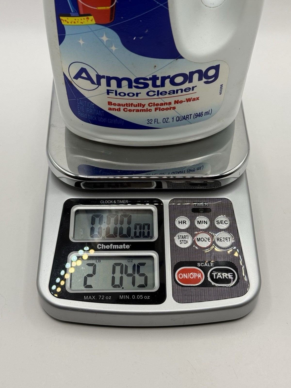 Armstrong Floor Cleaner 32oz Concentrated Ceramic 1994 Vintage RARE Original HTF
