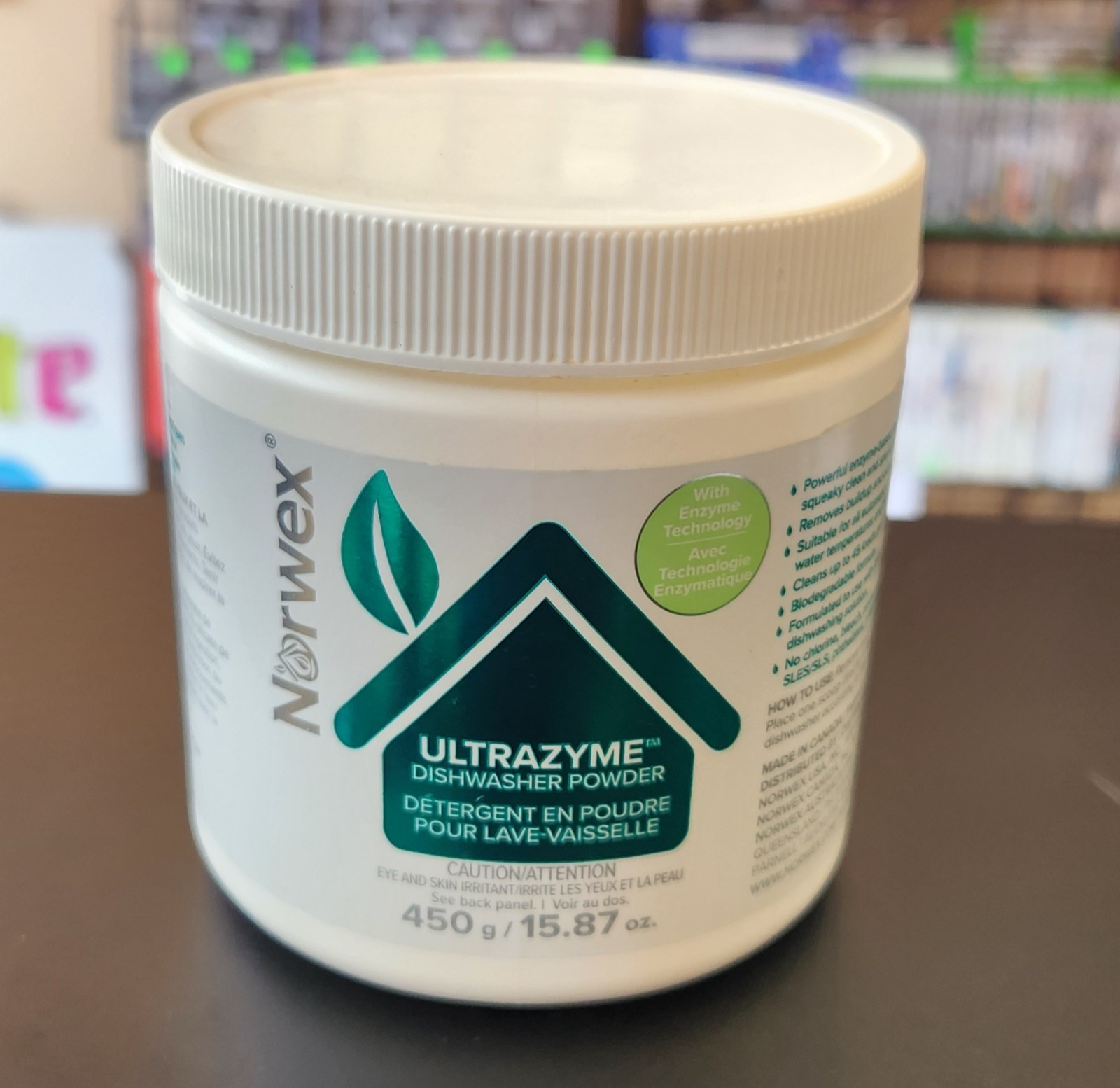 ✨ Norwex UltraZyme Dishwasher Powder – 450 g/15.87 oz – 403474 ✨