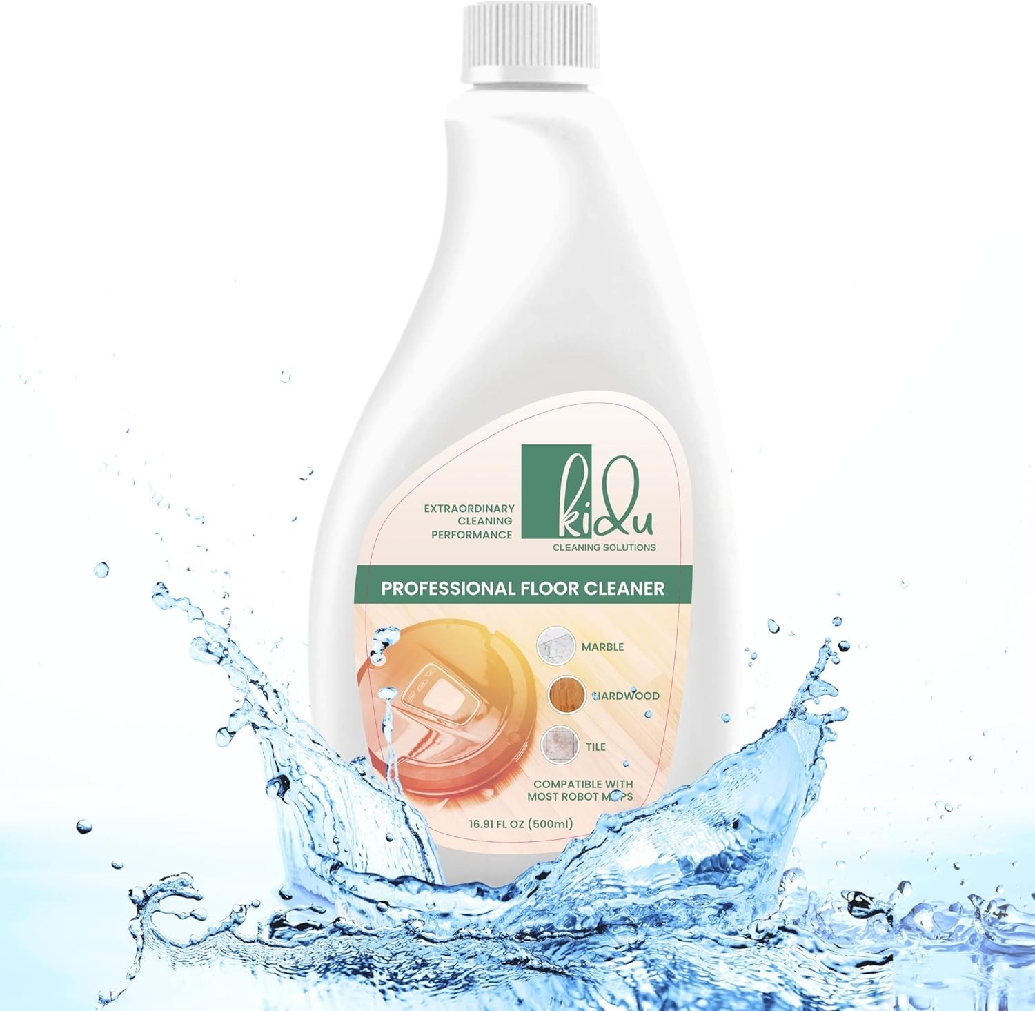Streak-Free 500ml Floor Cleaning Solution with Pleasant Scent for Home Use