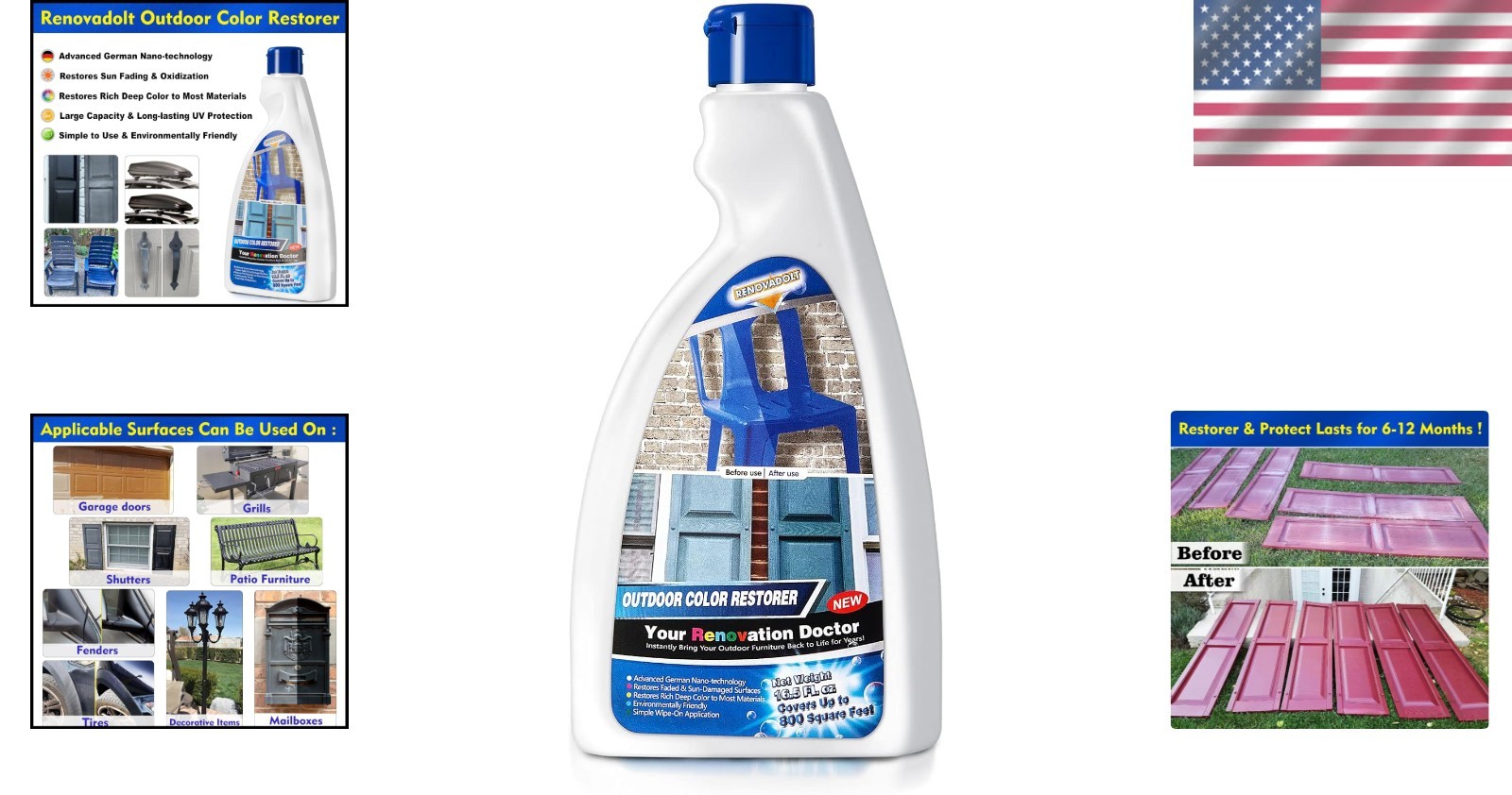 16.5oz Outdoor Color Restorer – Revitalize & Protect with Nano-Technology