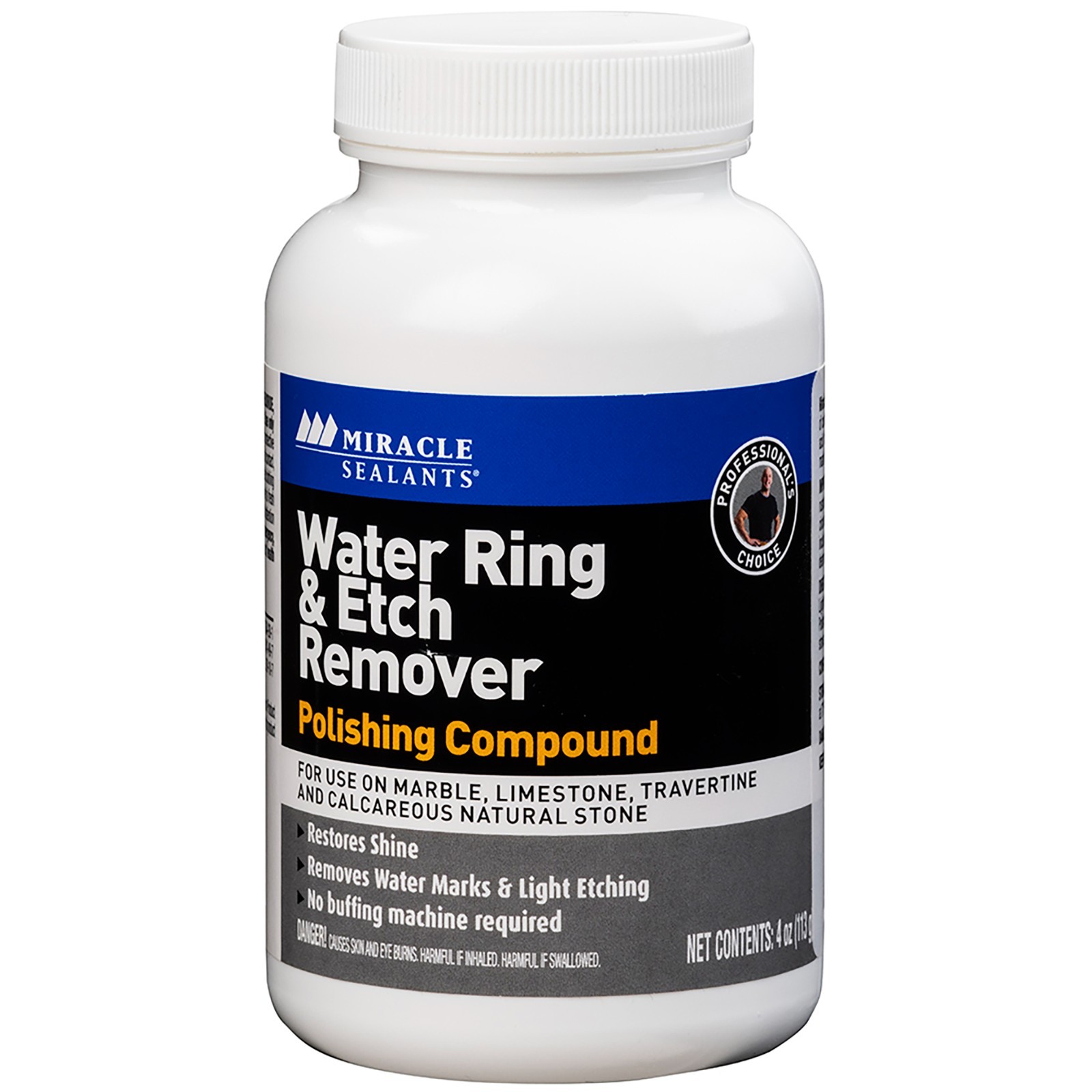 Miracle Sealants WATRINEREM12 Water Ring & Etch Remover Restorative Products 4oz