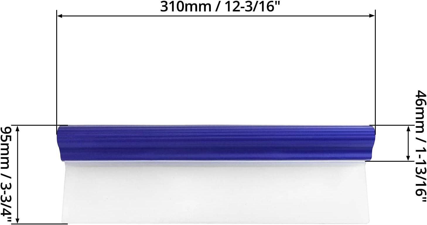 Water Silicone Blade 12″ – Super Flexible Silicone Squeegee