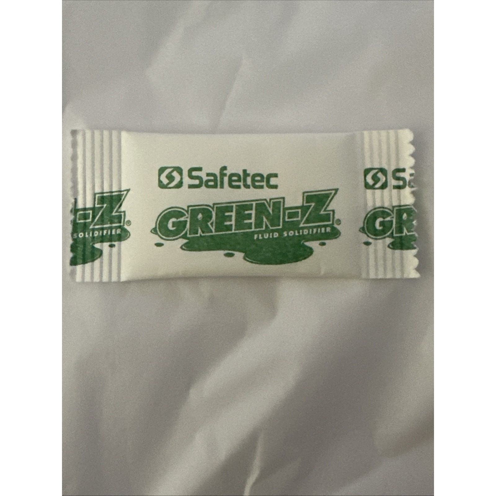 Safetec Green-Z Solidifier Fluids Absorbent Powder 0.14oz 4g. 18 -Packets