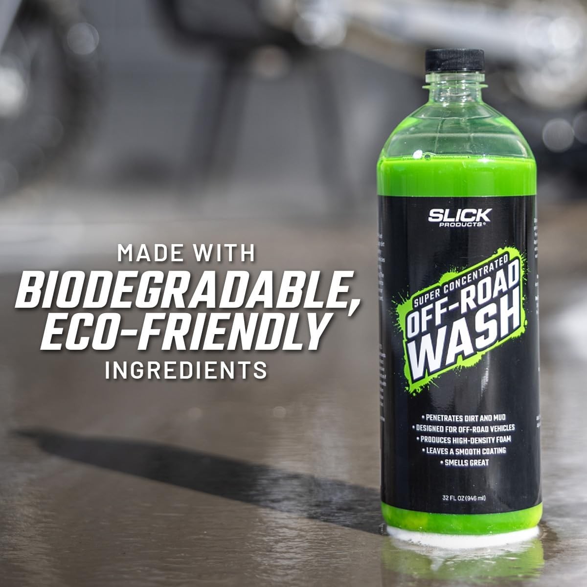 Slick Off-Road Wash Foam Cleaner 32oz for Dirt Bikes UTVs Trucks