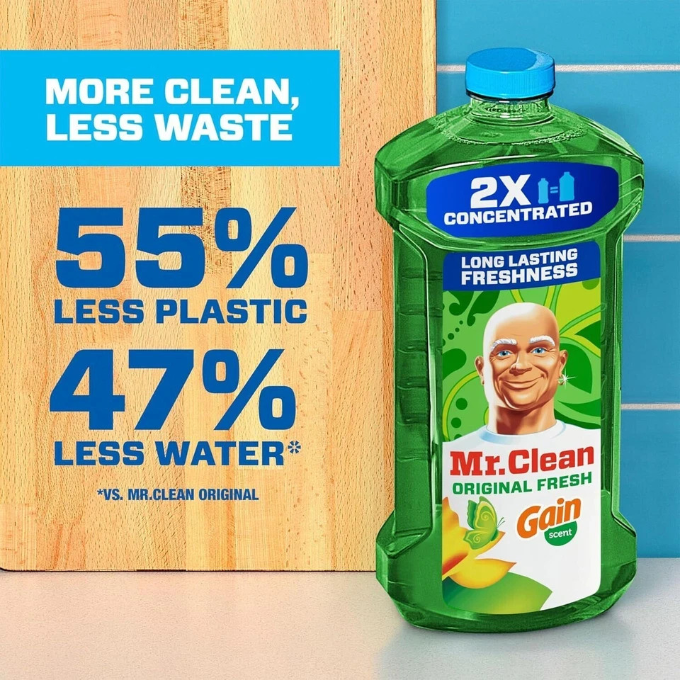 Mr. Clean 2X Concentrated Multi Surface Cleaner Gain Scent 41oz All Purpose