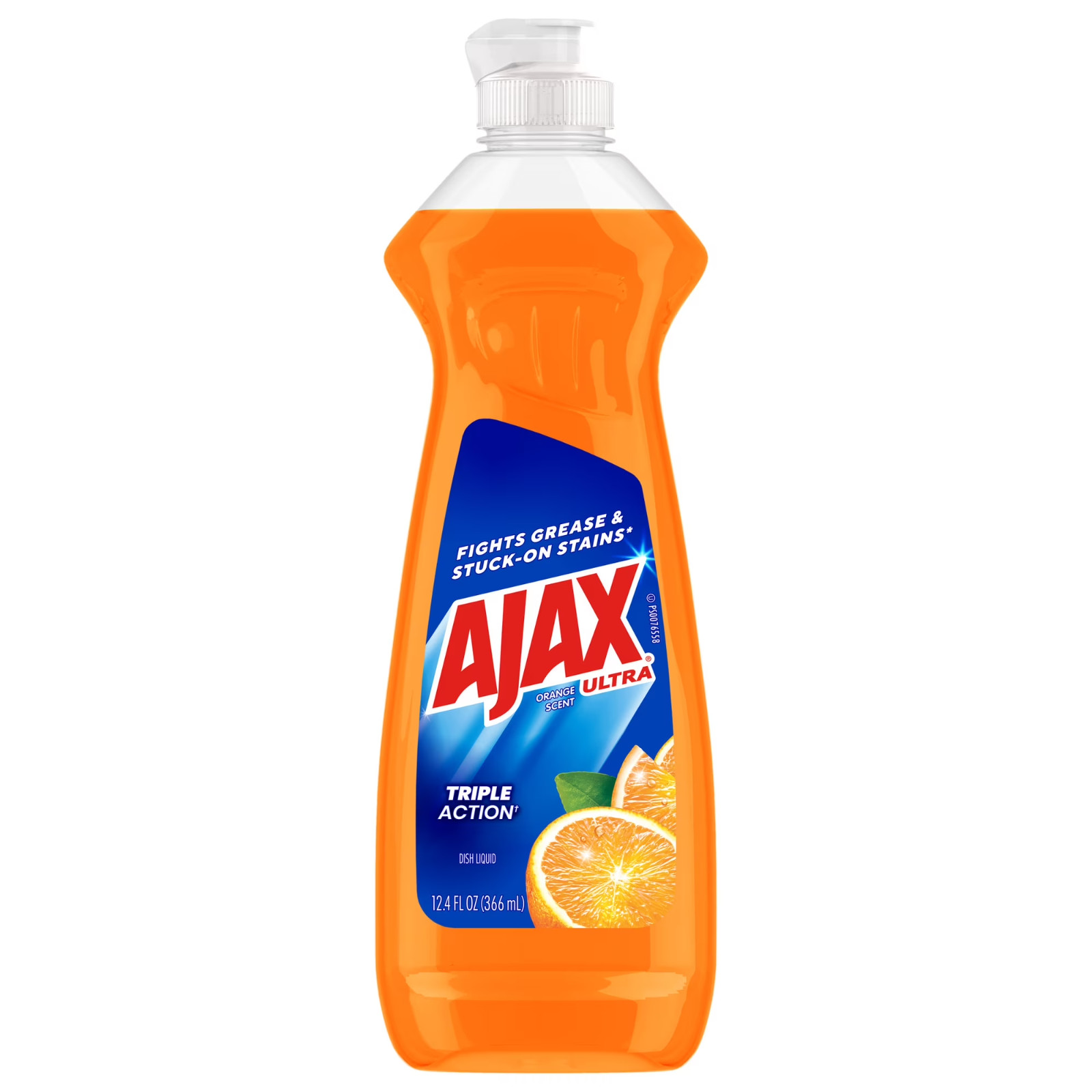Ajax Ultra Triple Action Orange Dishwashing Liquid Soap, 12.4 fl oz