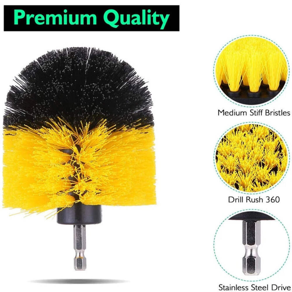 Electric Drill-Brush Power Scrubber Cleaning Brush Bathroom Tub Shower Tile Car