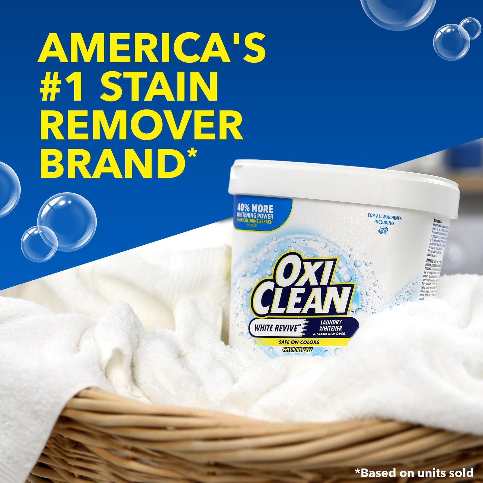 Oxiclean White Revive Laundry Whitener And Stain Remover 5 Lb Powder