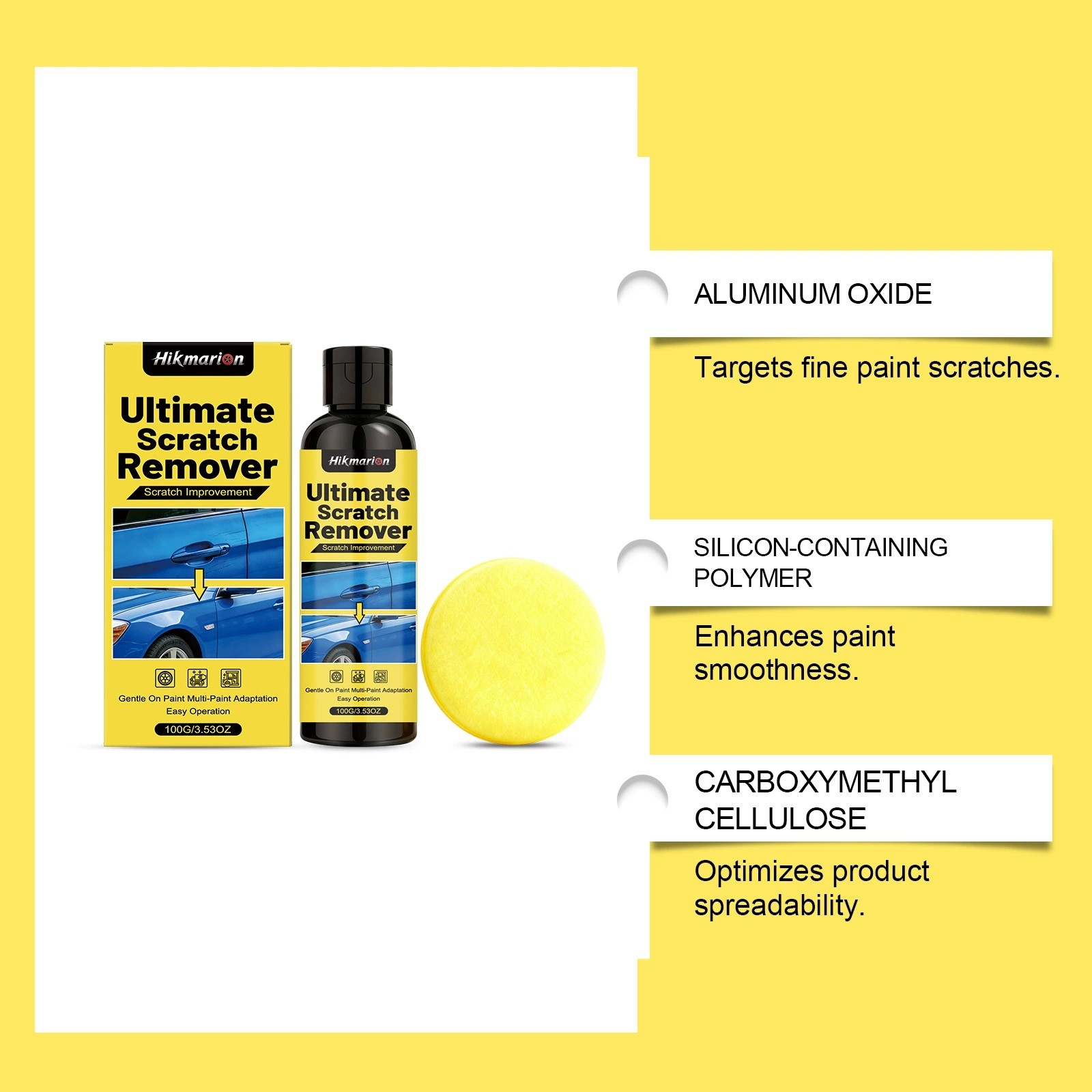 Ultimate Car Scratch Remover Paste 100g Universal Auto Paint Polishing Repair US