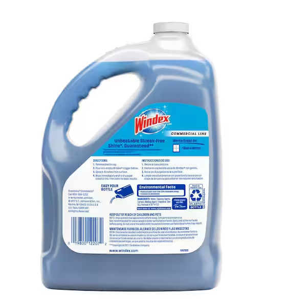 2 Pack – Windex 128 oz. Commercial Original Glass Cleaner Refill- Fast Shipping