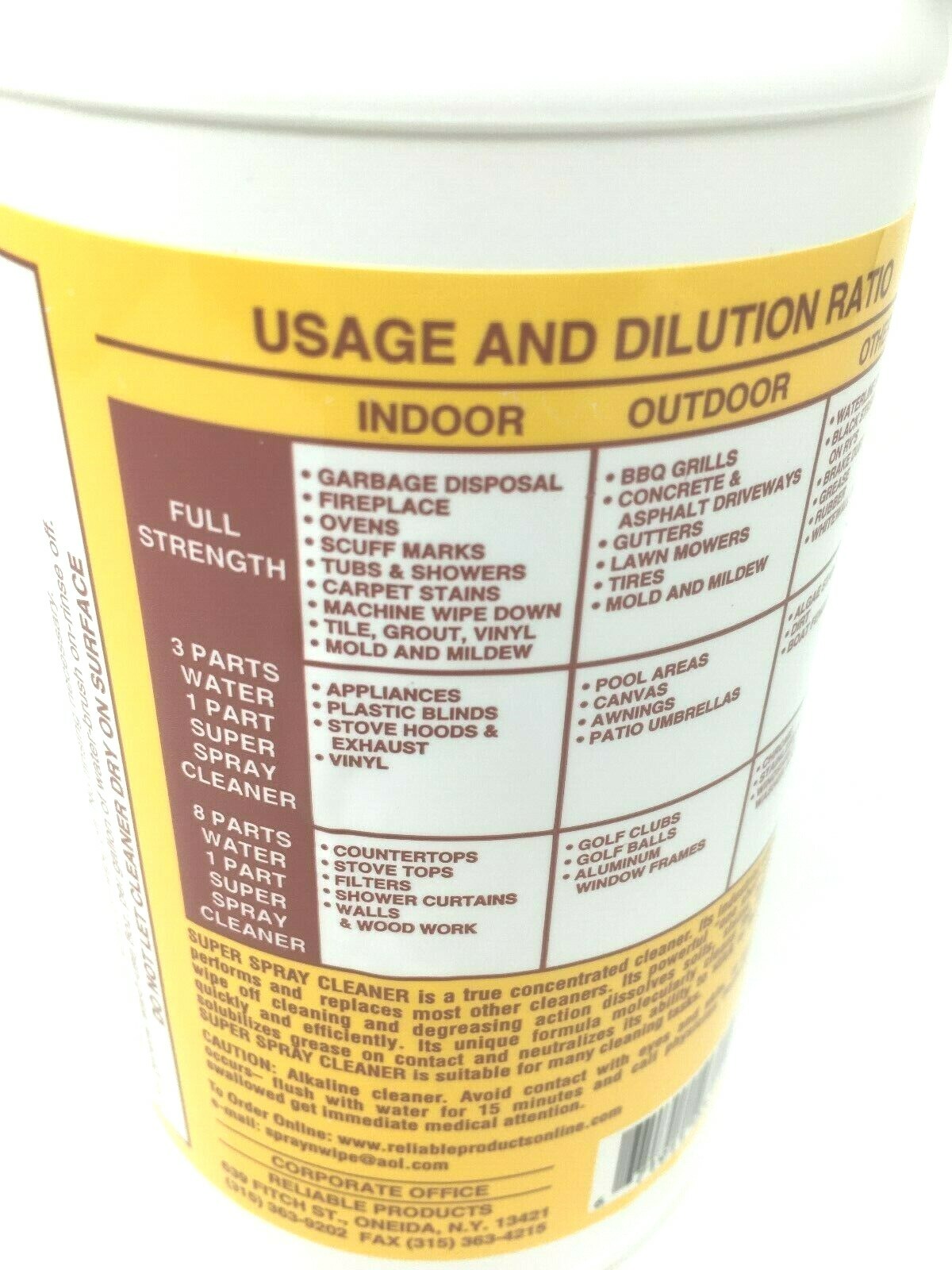 Reliable 1 Super Spray All Purpose Cleaner (1, 32oz) BEST PRICE W FREE SHIPPING