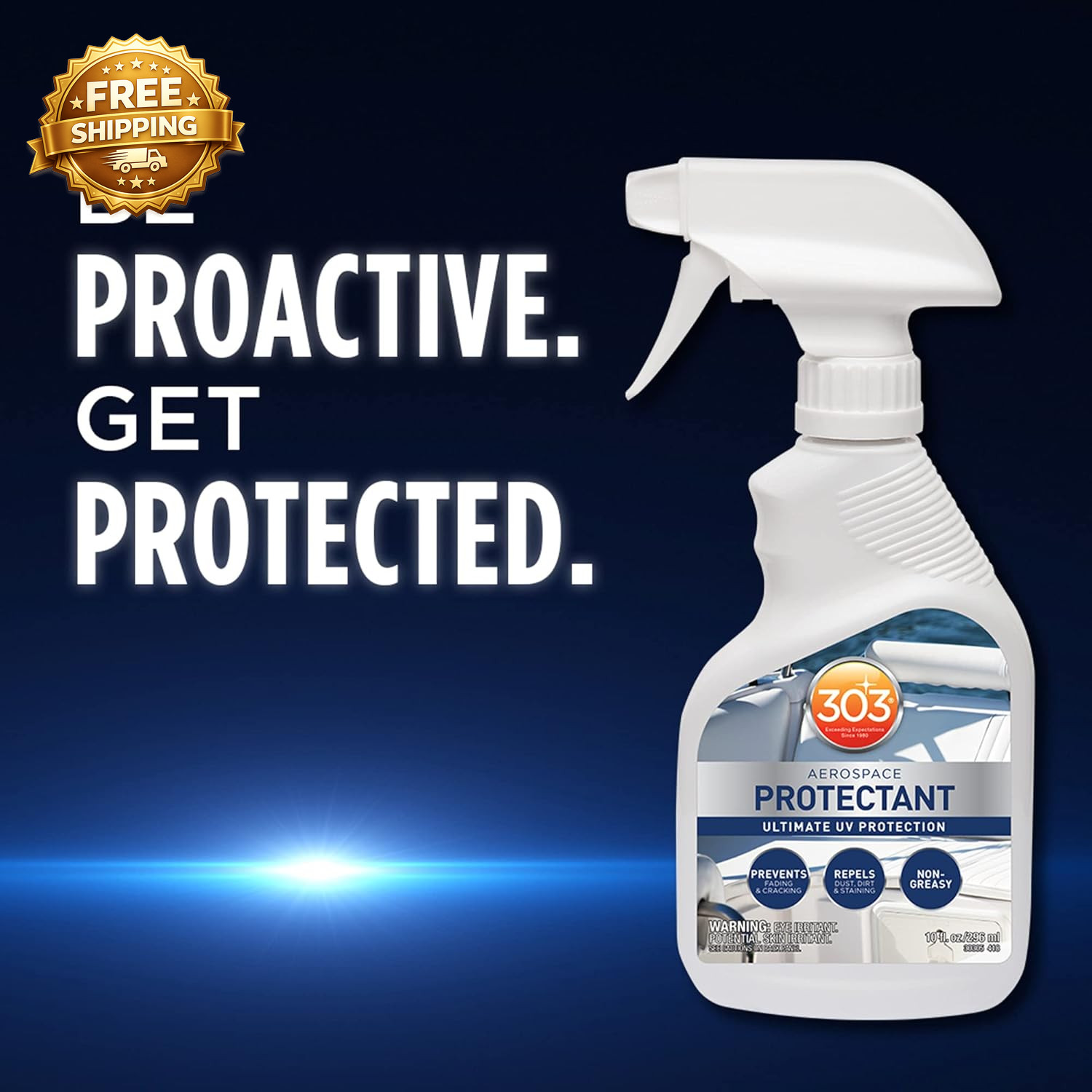 303 Marine & Aerospace Protectant – UV Protection, Repels Dust & Dirt, 10oz