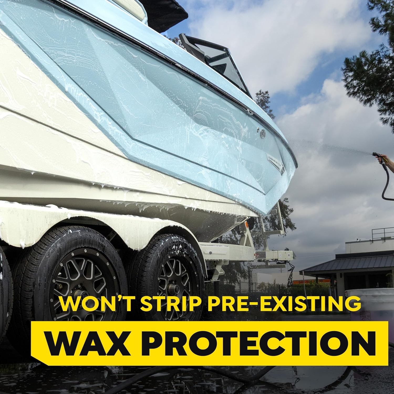 Meguiar’s M43 Marine/RV Boat Wash, pH-Balanced Boat/RV Wash for Protecting Fi…
