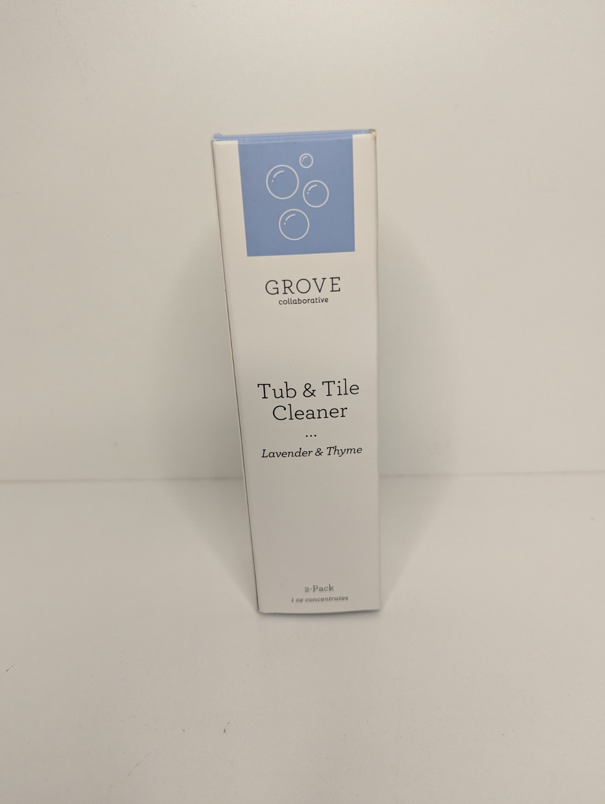 GROVE COLLABORATIVE Tub & Tile Cleaner Concentrate 2 pk, Lavender & Thyme, NEW!!