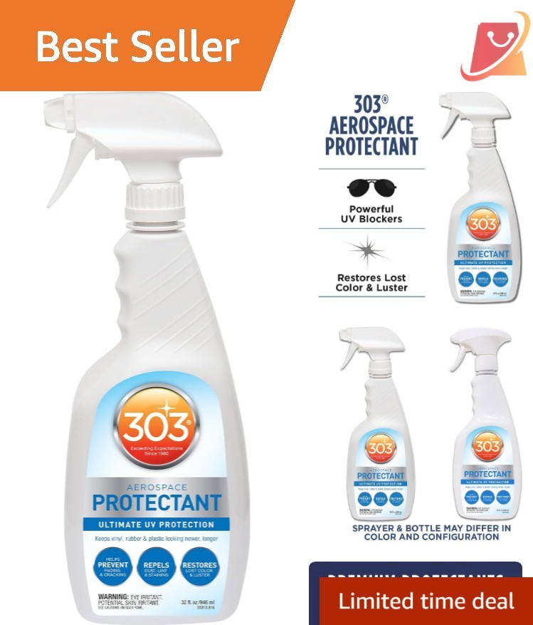Aerospace Protectant Spray UV Dust Dirt Stain Repellent Matte Finish 32 Fl Oz