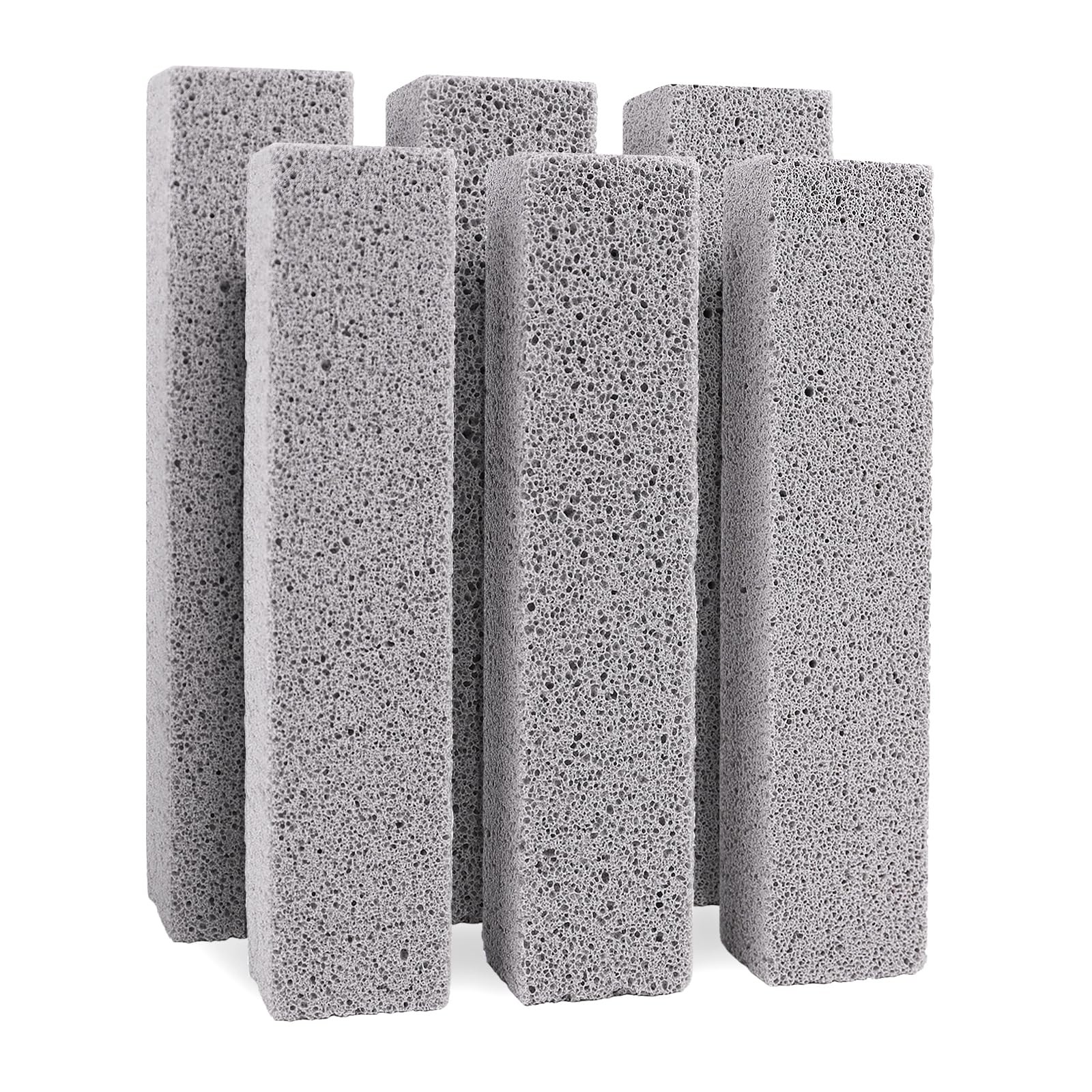 ZUFECY 6pc Pumice Stone for Home Cleaning Toilet Bowl Cleaning Sink and Tiles