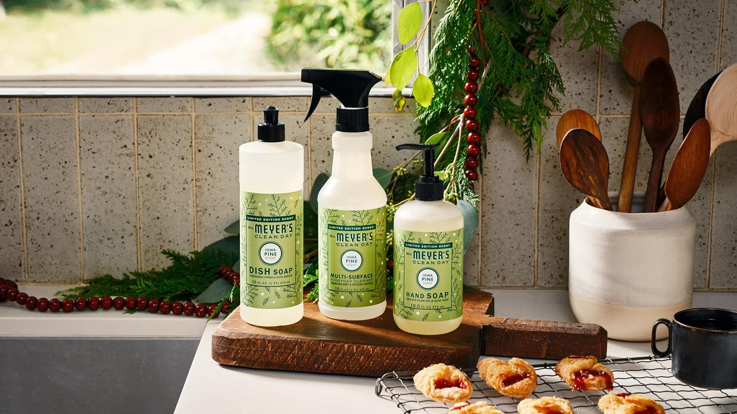 CLEAN DAY Multi-Surface Cleaner Spray, Cruelty Free Formula, Iowa Pine, 16 Fl…