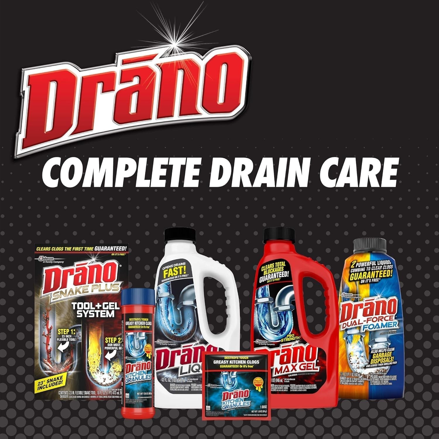 Drano Liquid Drain Clog Remover and Cleaner for Shower or Sink Drains 32 Fl Oz