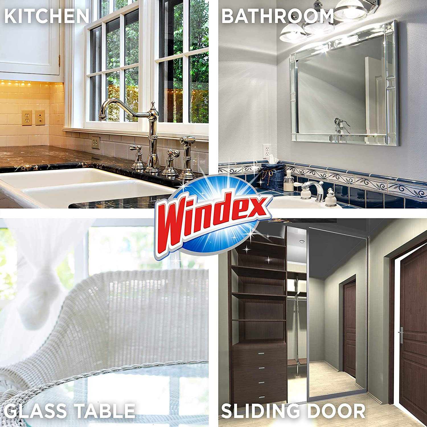 Windex Wipes Glass Cleaning, Pre-Moistened Glass and Surface Wipes to Clean Home