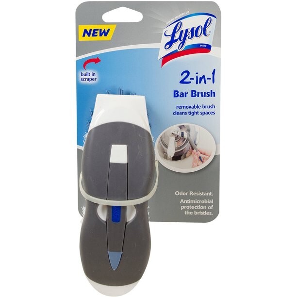 2 PACK-BRAND NEW Lysol 2 in 1 Bar Brush – FREE SHIPPING!!!