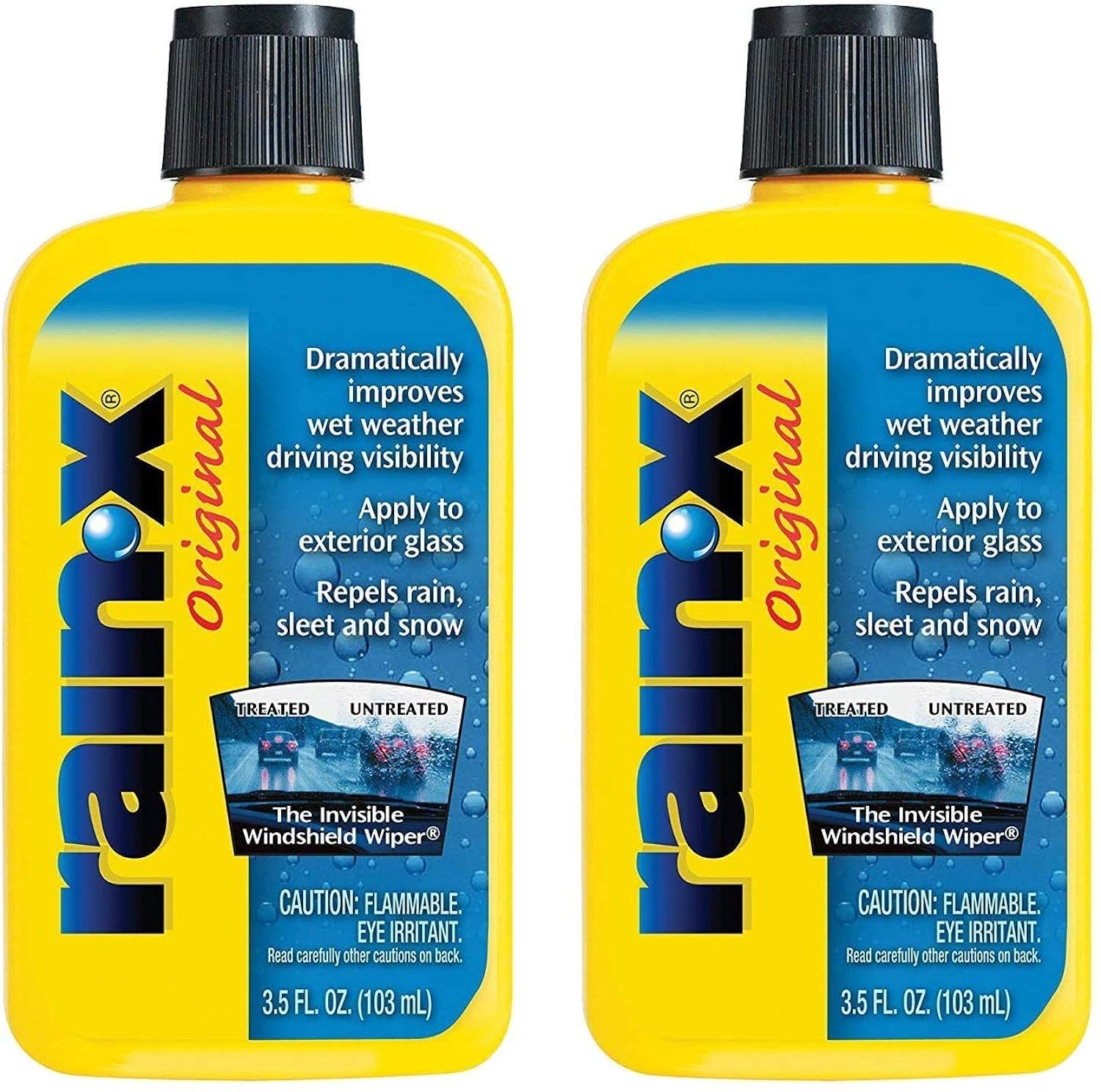 Rain-X Original Windshield Treatment Glass Water Repellent 2liquid