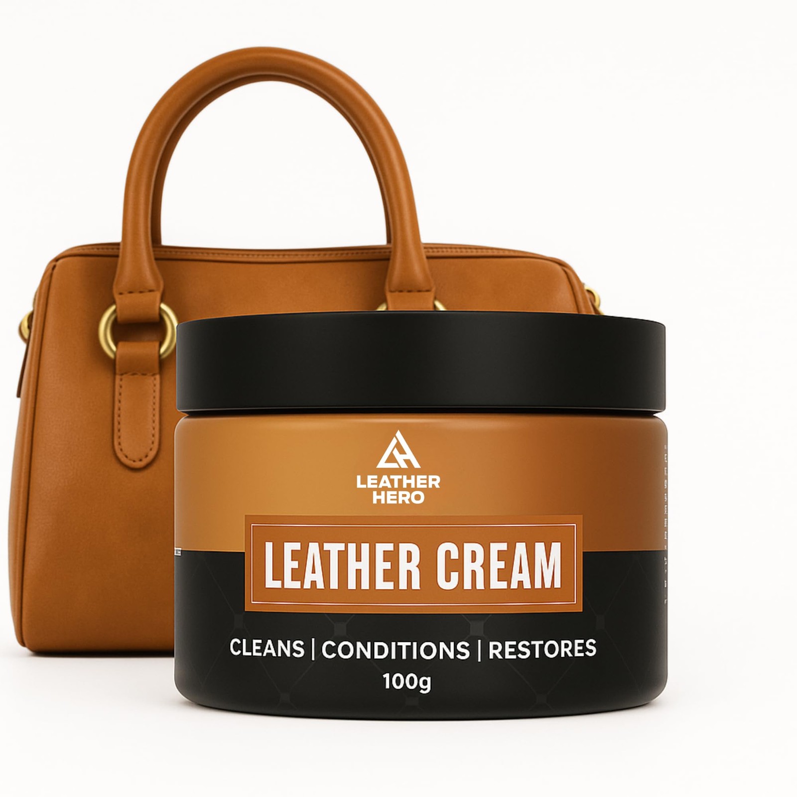 2-in-1 Purse Cleaner & Conditioner – Leather Cream for Handbags, Designer Bag…