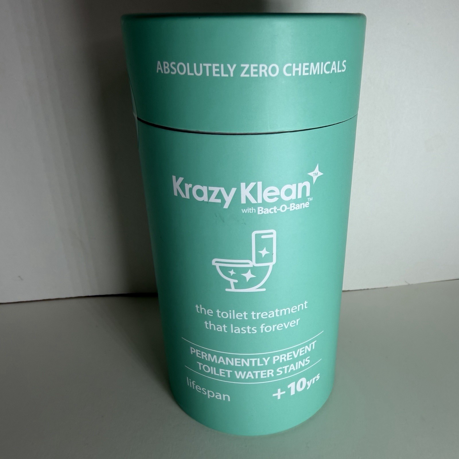 Krazy Klean with Bact O Bane Toilet Tank Cleaner 10 Year Stain Treatment Sealed