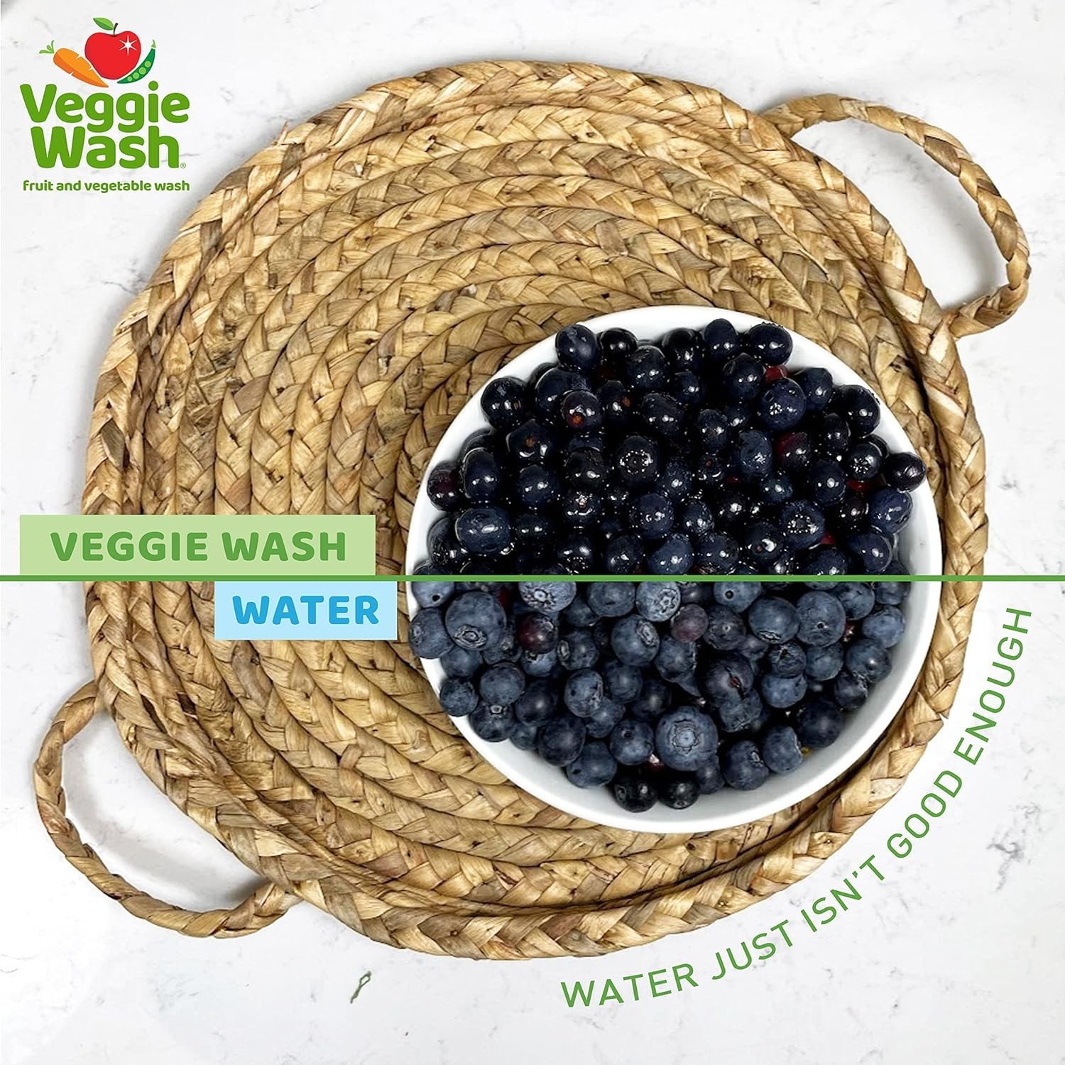Organic Fruit & Vegetable Wash Certified Produce Cleaner, 16 oz, Pack of 3