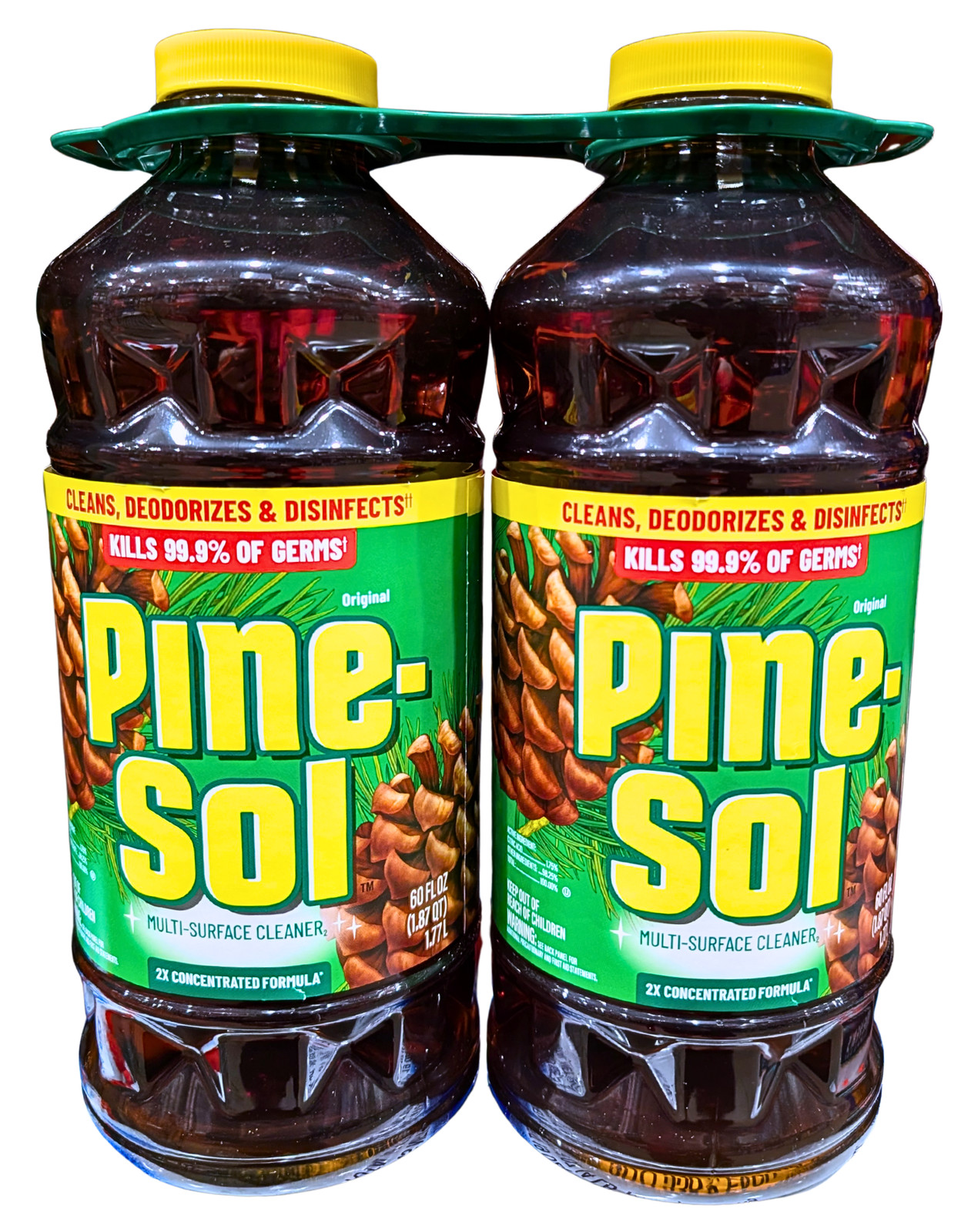 Pine-Sol Multi-Surface Cleaner 2X Concentrated Original 2 Count x 60 Fl Oz