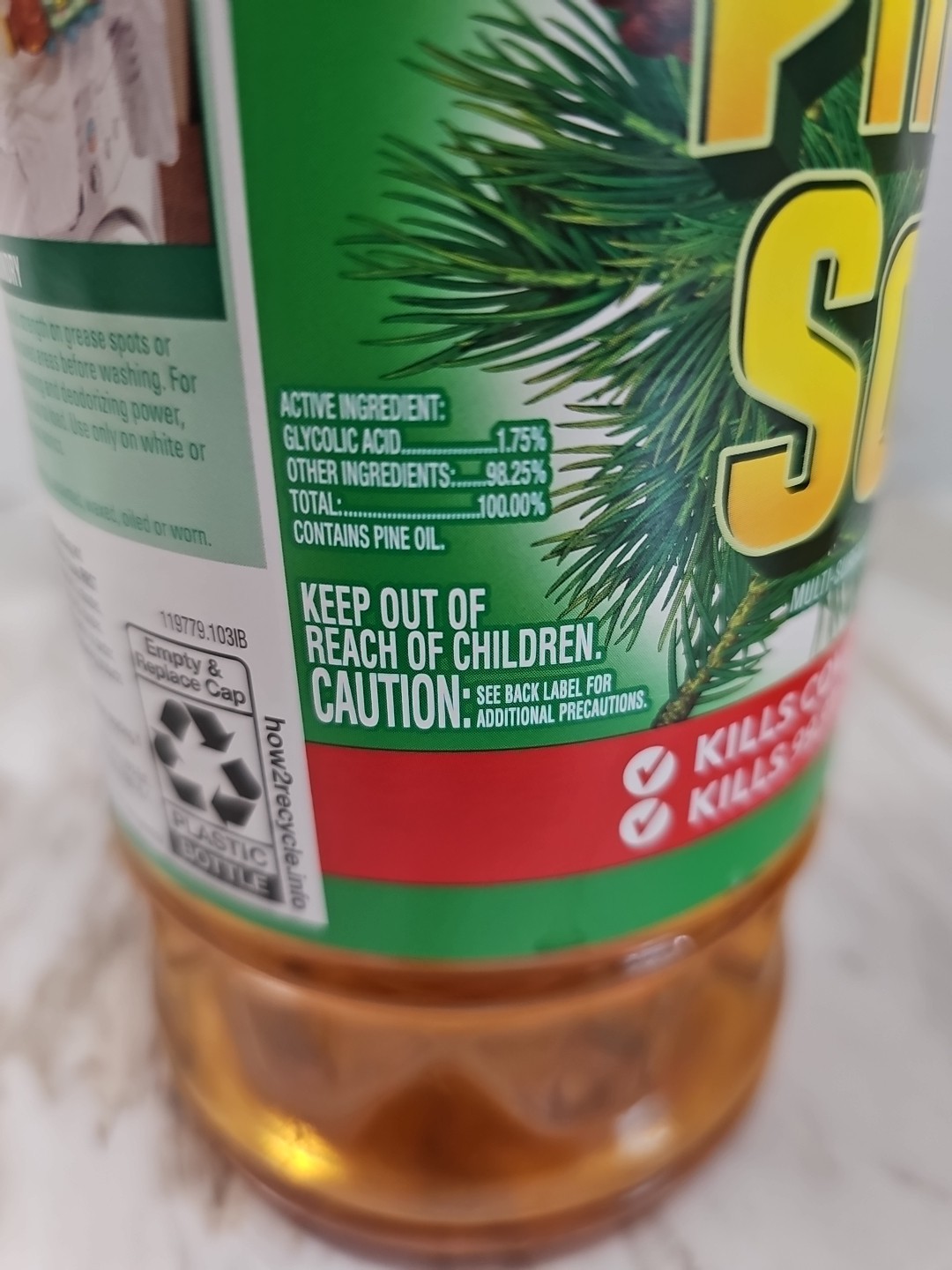2 Pine Sol ORIGINAL Formula with PINE OIL Glycolic Acid Multi Surface Cleaner