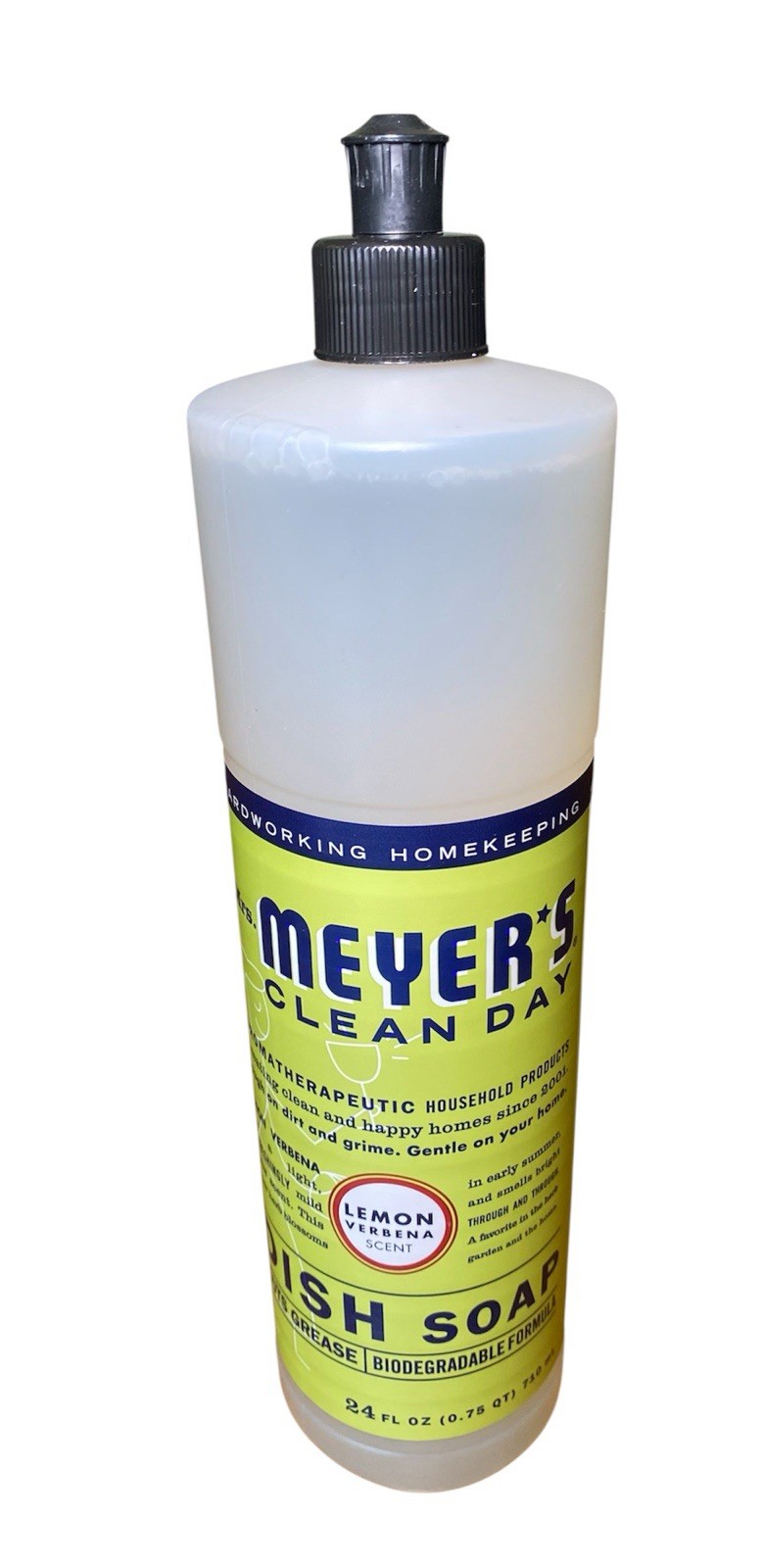 Lemon Verbena Liquid Dish Soap. Large 24 oz.