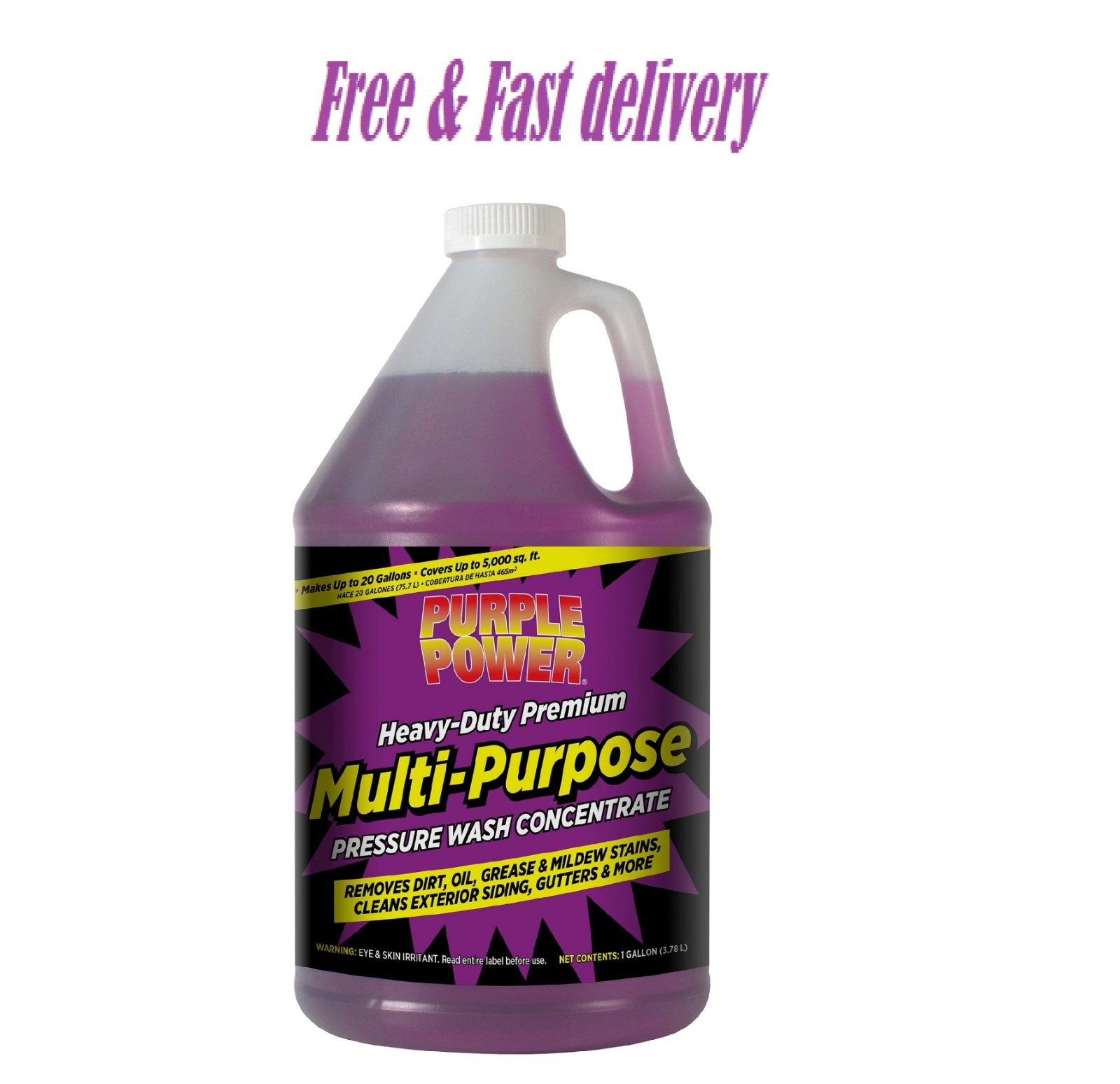 Purple Power Heavy-Duty Premium Multi-Purpose Pressure Wash, 1 Gallon