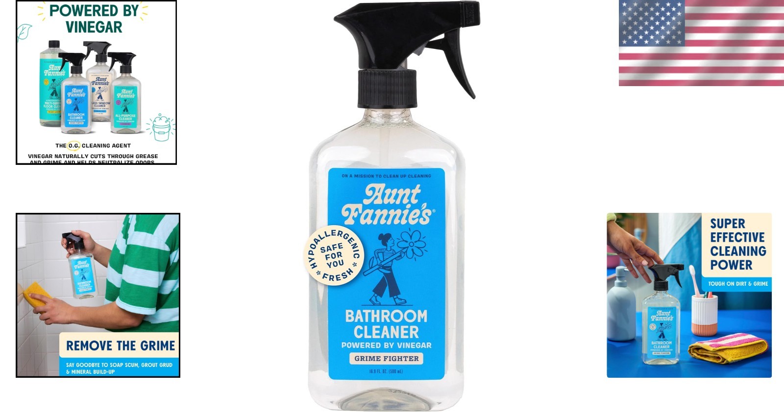 Vinegar Bathroom Cleaner Spray 16.9oz