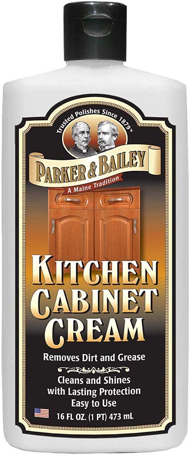 Parker and Bailey Kitchen Cabinet Cleaner Creme 16 Fl Oz Wood Restore and Polish