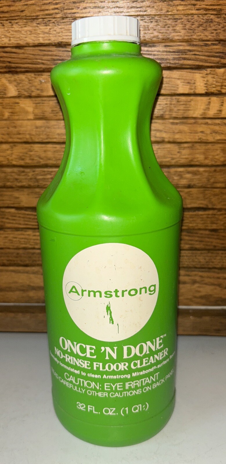 Old Stock Armstrong Once ‘N Done No-Rinse Floor Cleaner 32 Fl. OZ. (1 QT)