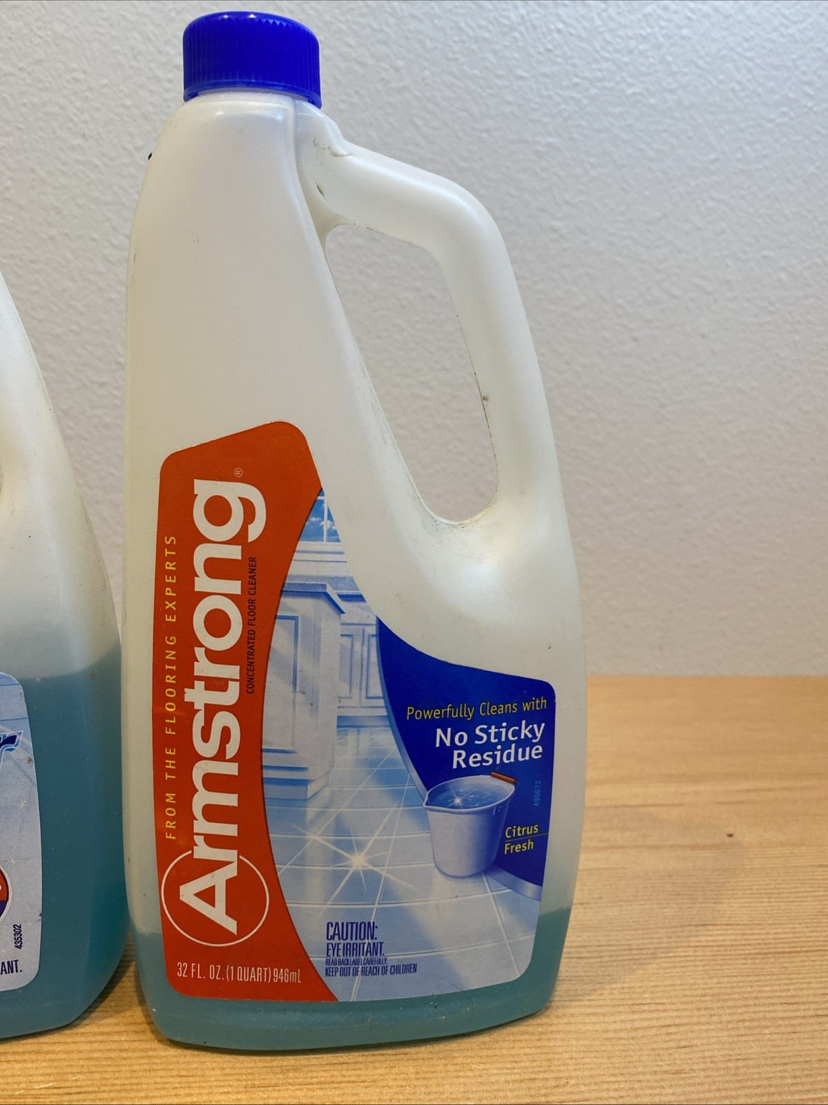 Armstrong Concentrated Floor Cleaner SC Johnson 32 Oz 1999 And 2004
