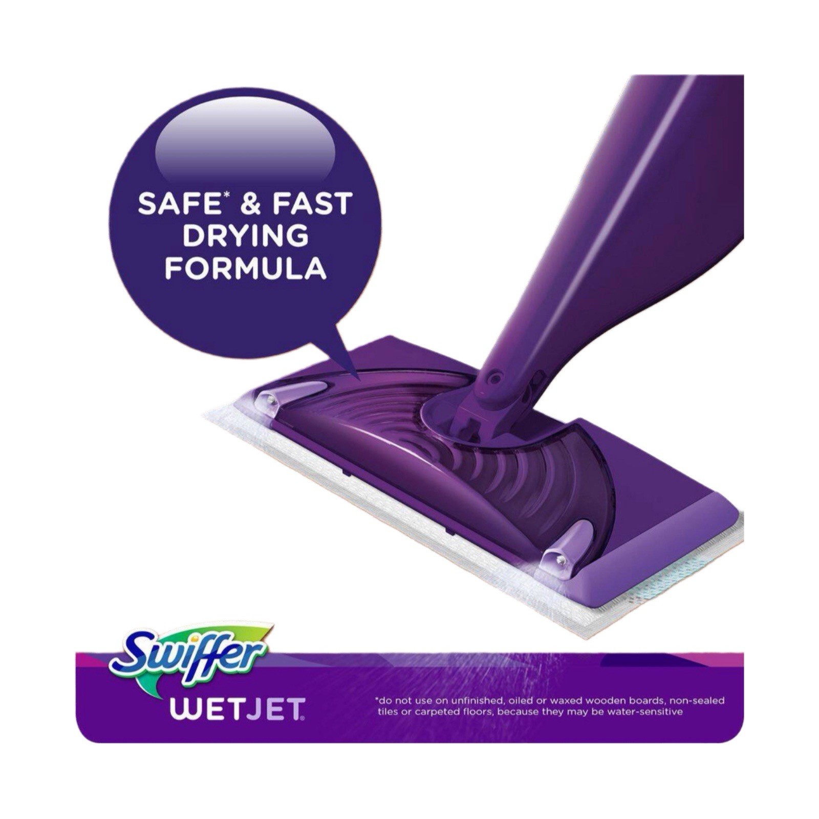 Swiffer WetJet 42oz Multi-Surface Floor Cleaner Refill, Open Window Fresh, 2Pack