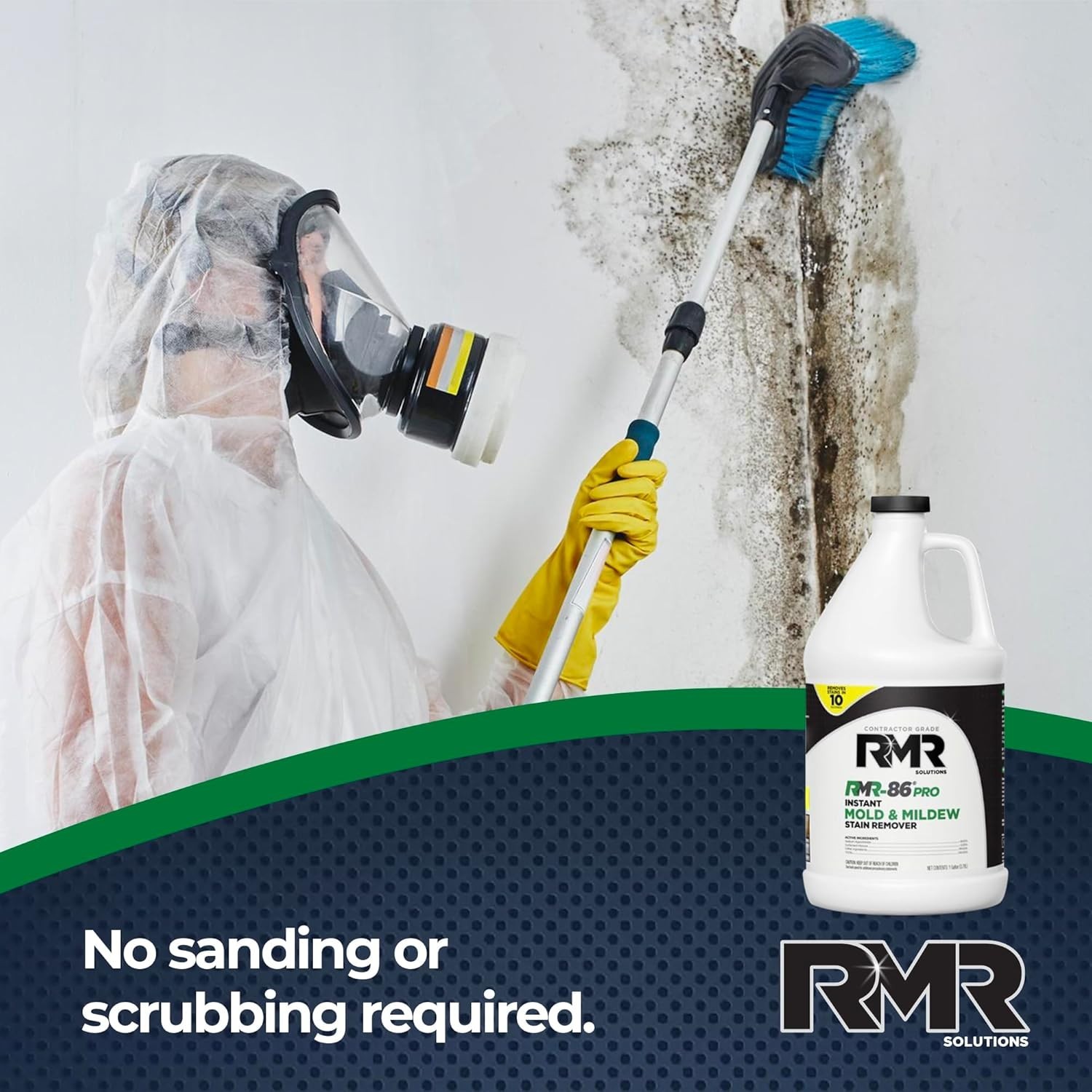 RMR-86 Pro Contractor Grade Mold Stain & Mildew Stain Remover Cleaning Solution,