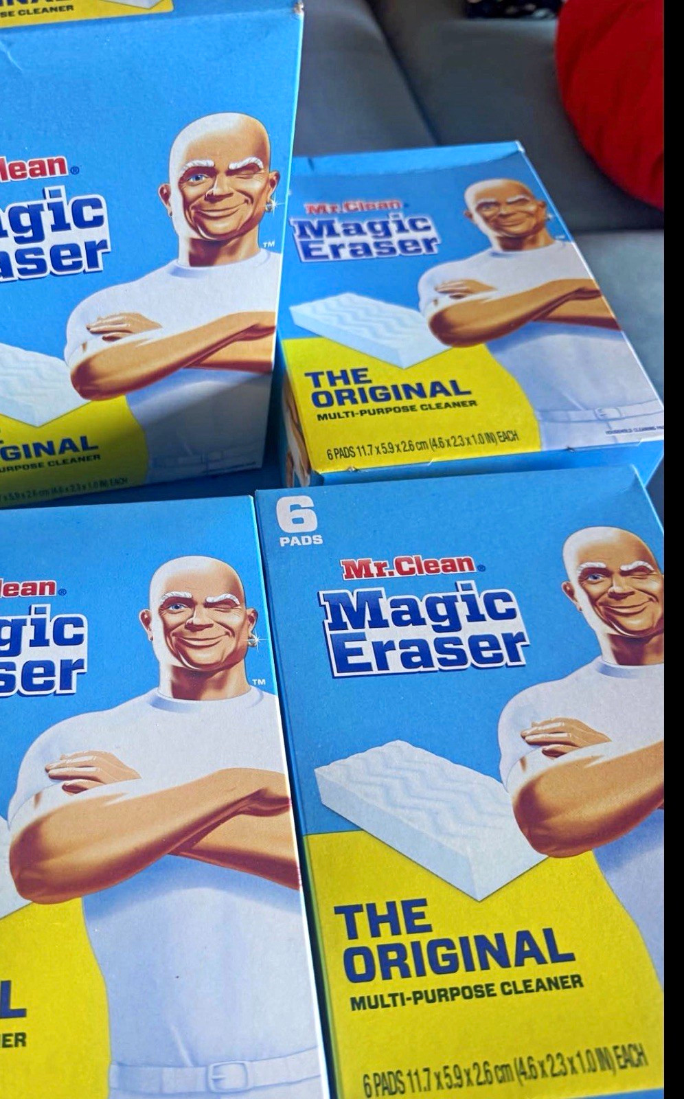 Mr. Clean Magic Eraser Original Multi-Purpose Cleaning Pads, 6 Count