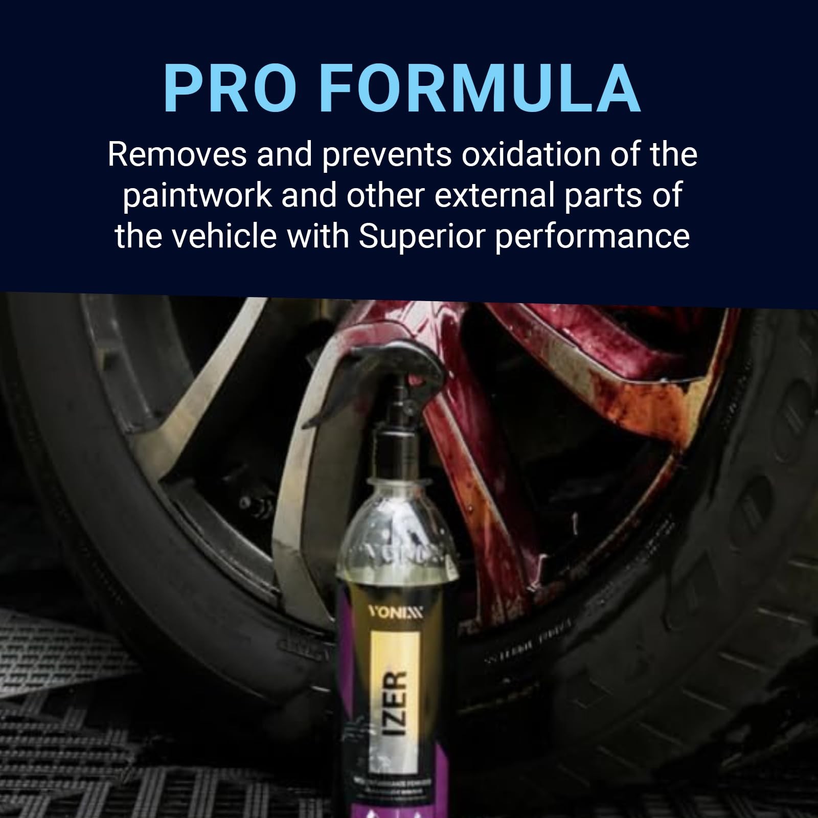 Vonixx Izer Iron Remover Spray | pHNeutral, NonAcidic Formula | Easy Applicat…