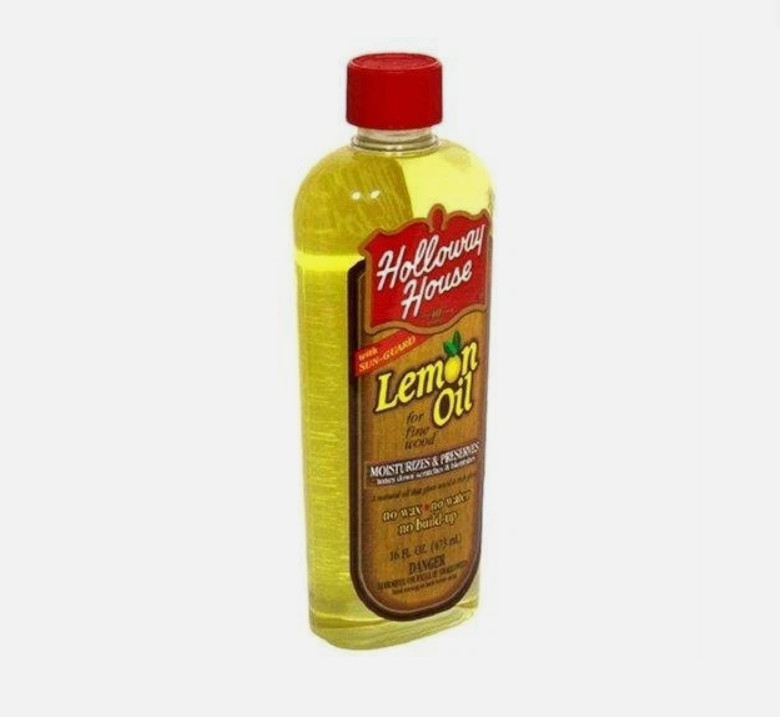 Holloway House Lemon Wood Oil 16 Oz Natural Conditioner For Fine Wood Furniture