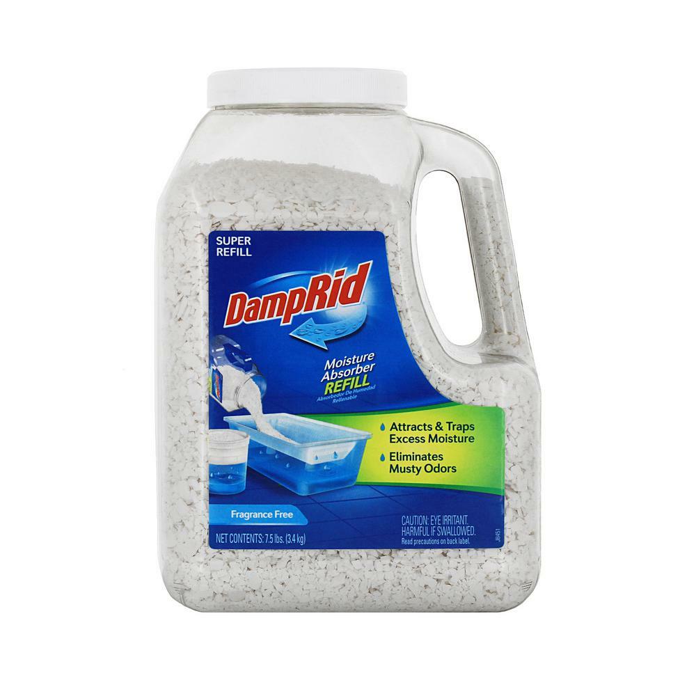 DampRid 7.5 Lbs. Super Moisture Absorber Refills Home Care for Odor Stains NEW