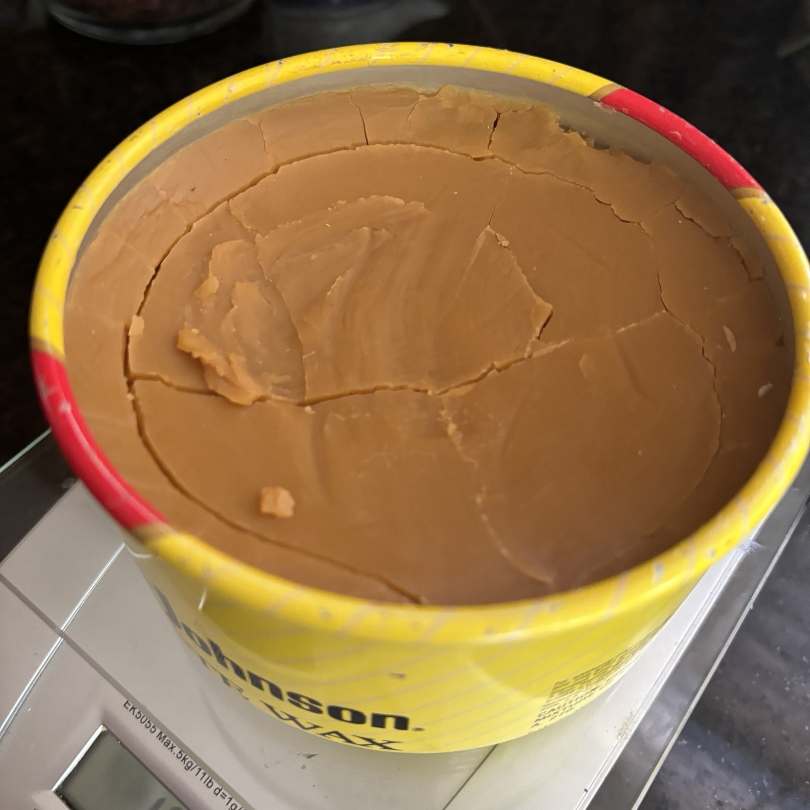 Johnson Paste Wax 16 Oz can Discontinued 97% Full