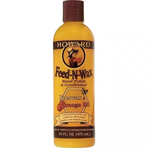 Howard Feed-N-Wax Wood Polish and Conditioner 16-Ounce